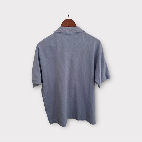 Mens Lacoste Polo periwinkle size 6 (xl) like new - Picture 3 of 3